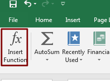 Cara Menggunakan Rumus Excel Melalui Insert Function Pada Tab Formulas